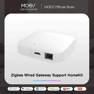 ZIgbee 3.0 Gateway Wired Zigbee Hub Support Apple Homekit Tuya MOES