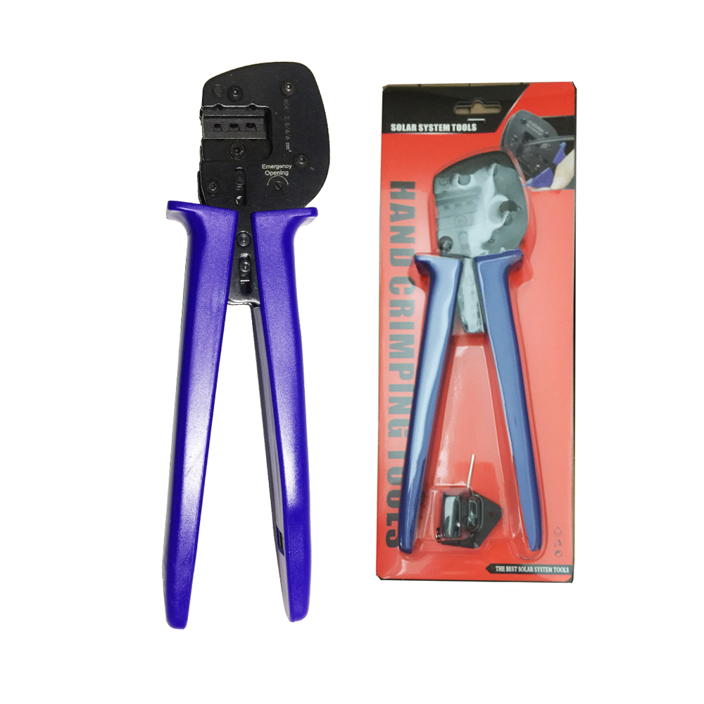 Solar Wire Crimping Tool for Solar Cable 2.5/4/6mm2 PV Wire crimping Pliers For DIY Solar Power System