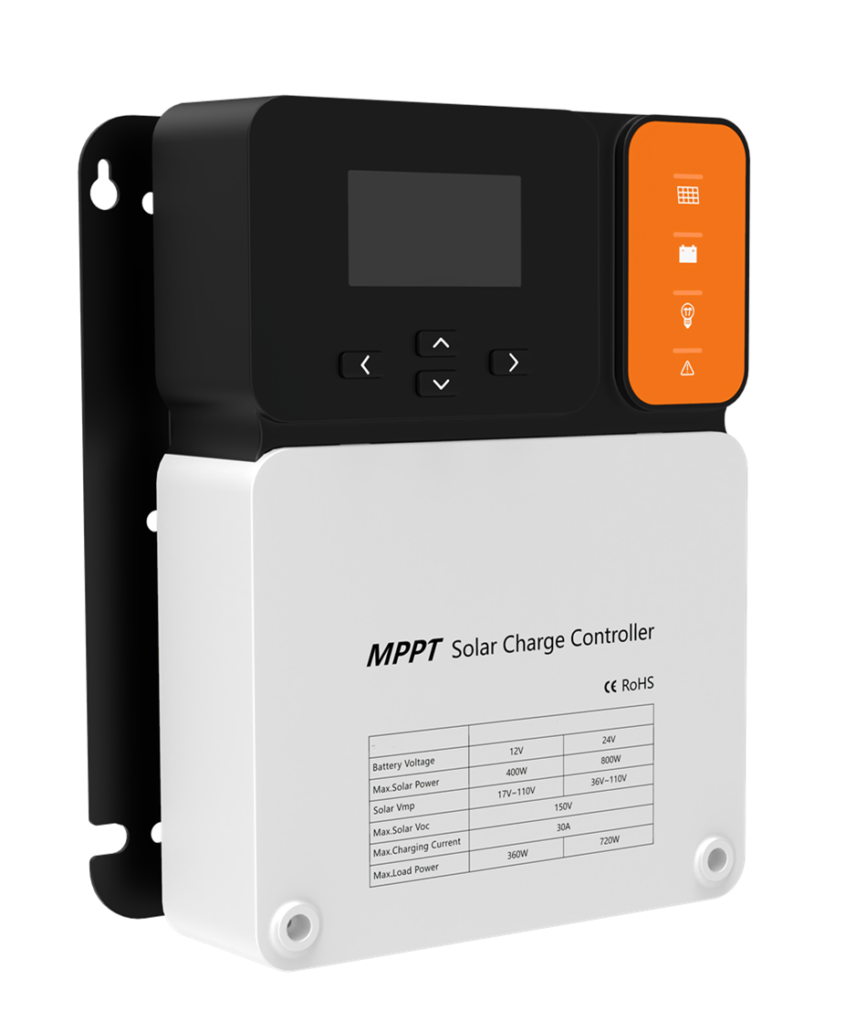 RV Solar System MPPT Solar Charge Controller 30A 50A dual battery PV generator intelligent charger for vehicle ship Solar system