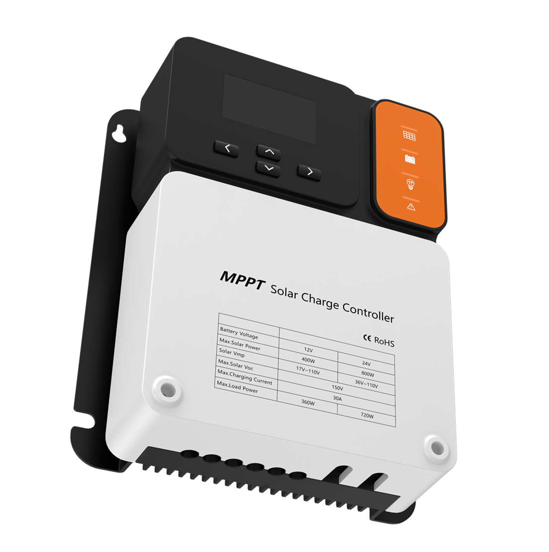 Special for RV MPPT Controller With Current Display LCD Charge Controller Tracking Efficiency of MPPT Can Reach 99.9%.